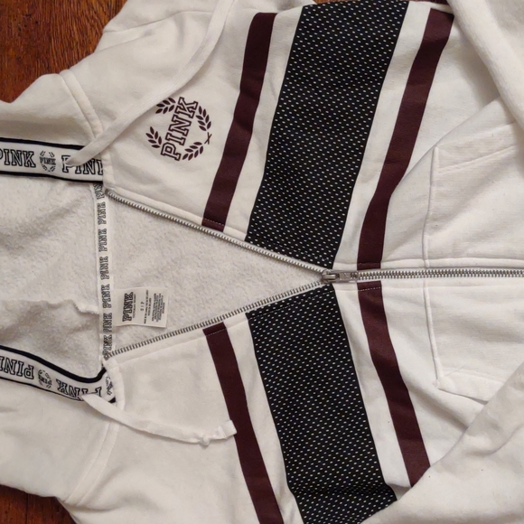 Pink Victoria Secret Zip up Hoodie - Picture 2 of 5